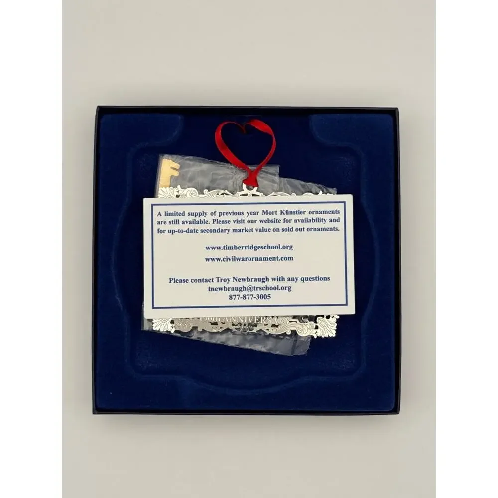 Mort Kunstler 2011 Mrs. Jackson Comes to Winchester #1456 Civil War Ornament